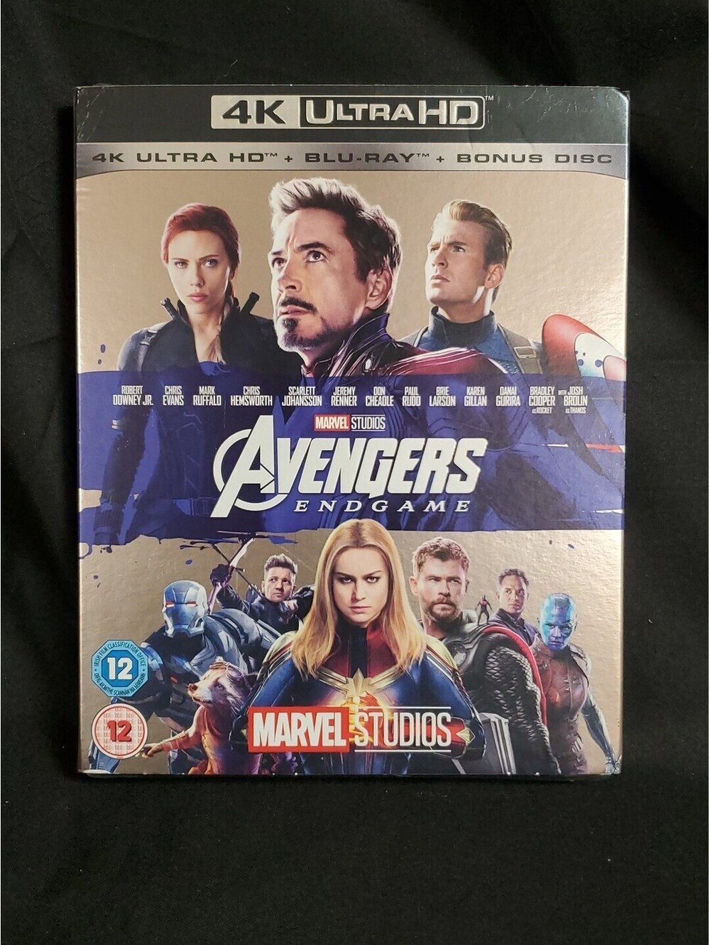 Avengers: Endgame 4k + Bonus Disc Region Free Import Very Rare NEW SEALED
